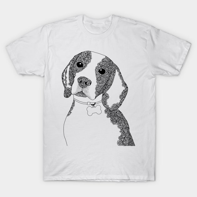 Beagle Dog T-Shirt by HayleyLaurenDesign